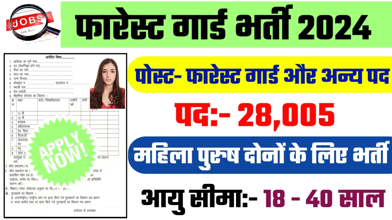 Forest Guard Recruitment 2024: फारेस्ट गार्ड भर्ती 2024 का ऑफिशियल नोटिस जारी