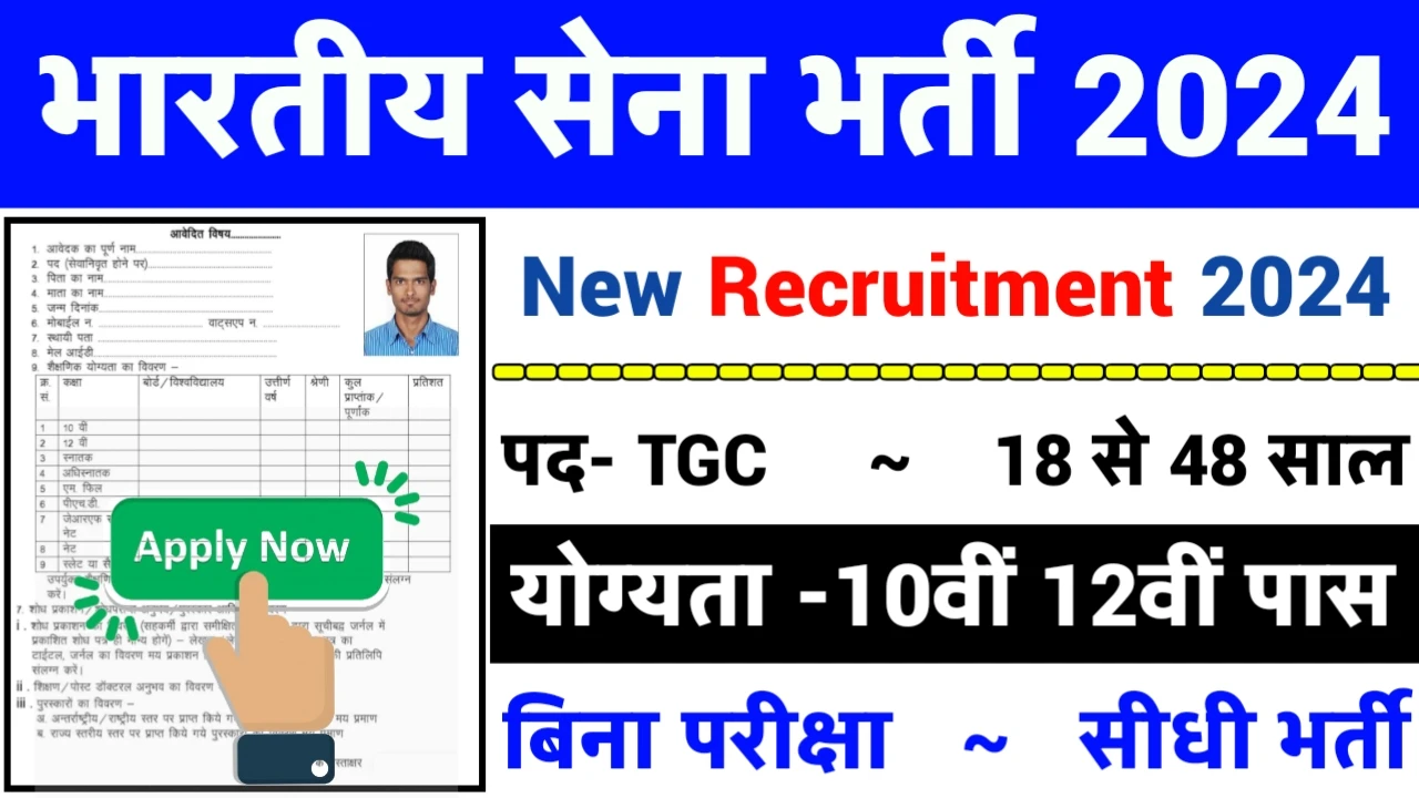 Indian Army Recruitment 2024: भारतीय सेना भर्ती 2024 का ऑफिशियल नोटिस जारी