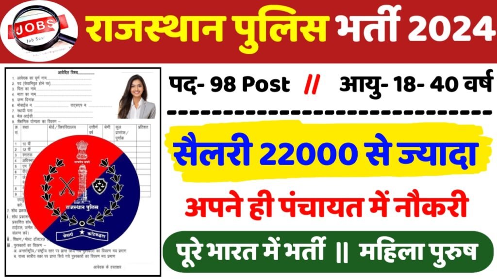 RPSC Rajasthan Police SI Recruitment 2024: राजस्थान पुलिस भर्ती 2024